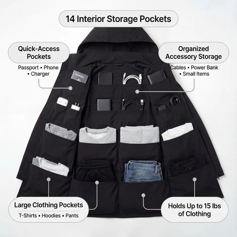 PackJack – Your Exclusive Travel Jacket